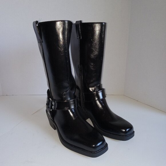 NWT Women’s Moto Hardware Boots | Stylish &‎ Trendy | Size 8 | - Picture 1 of 3